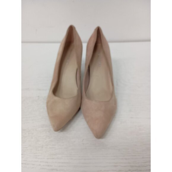 Mark Fisher Womens Clair Pumps Size 7M Pink Suede Leather Pointed Toe Heels - Picture 4 of 10
